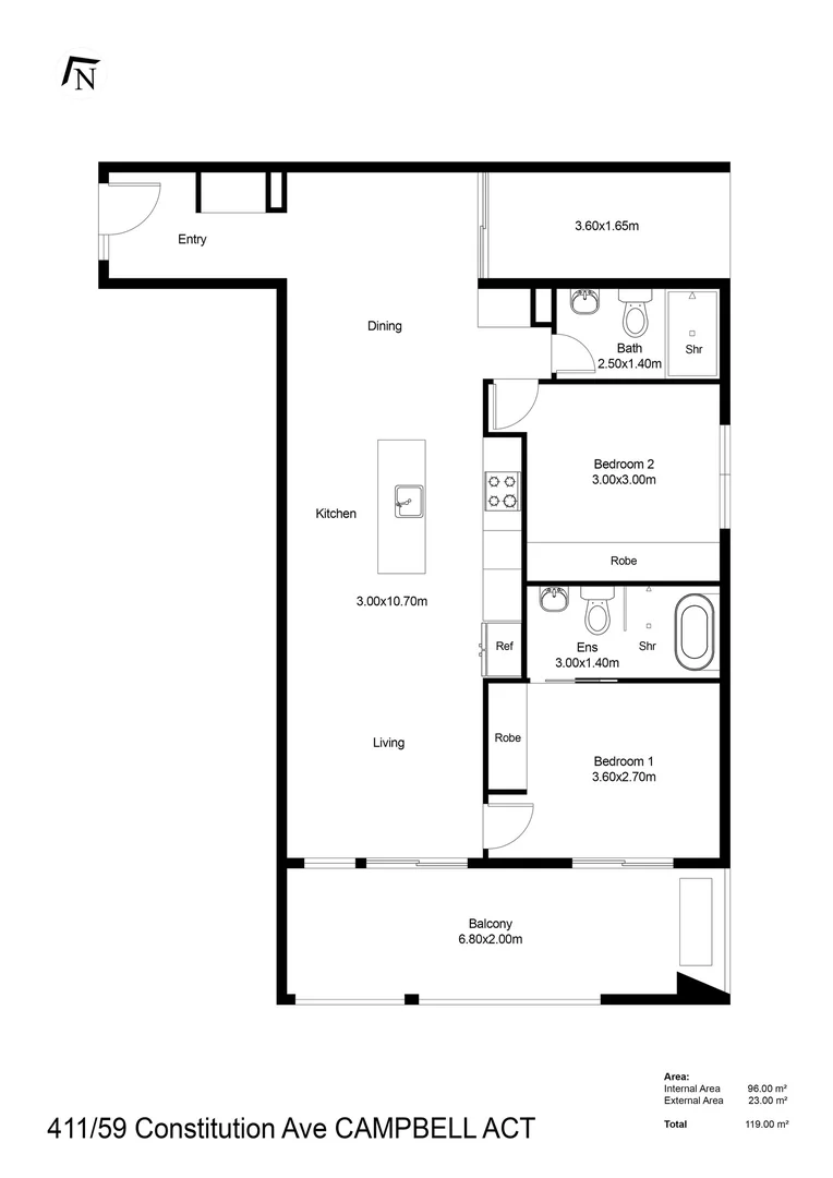Photo of 411/59 Constitution Ave, Campbell ACT 2612